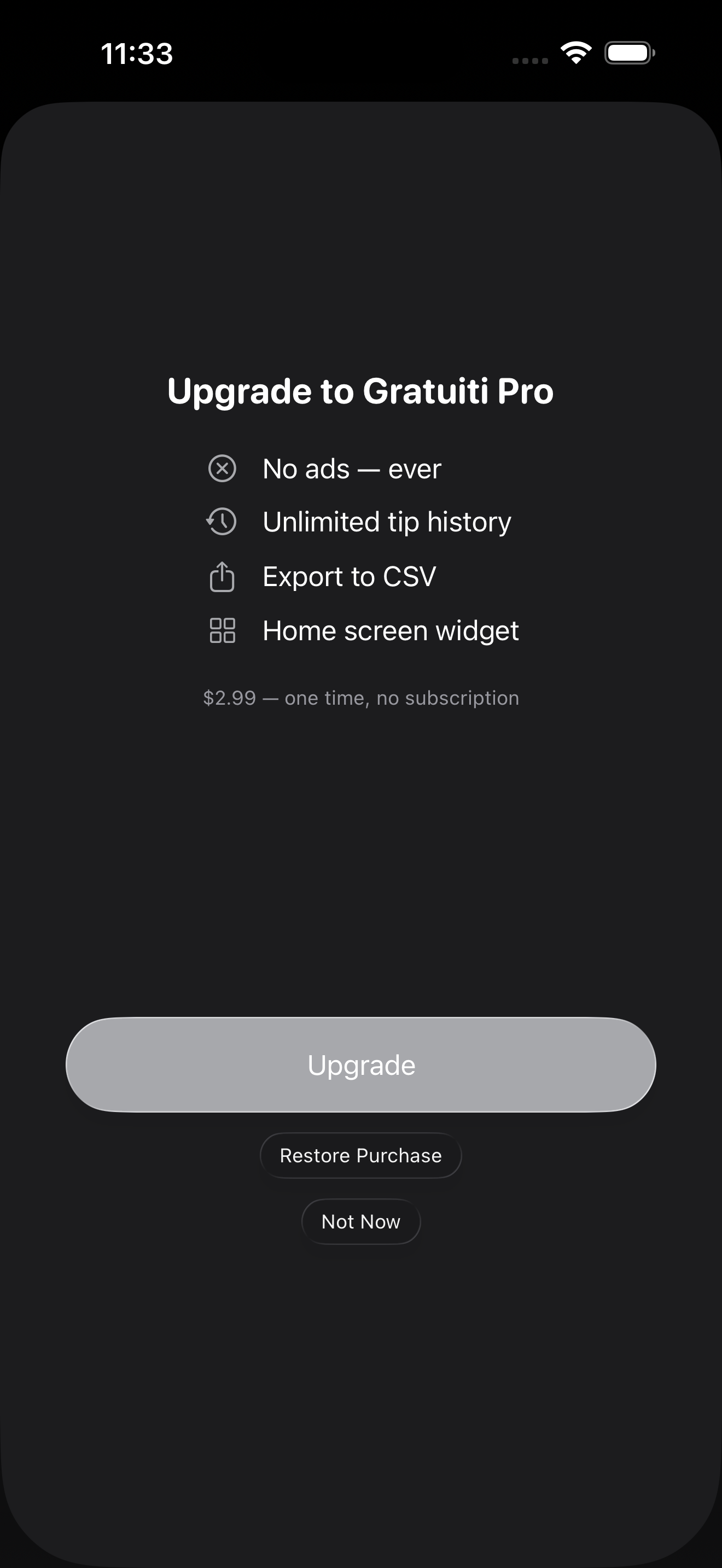 Upgrade to Pro