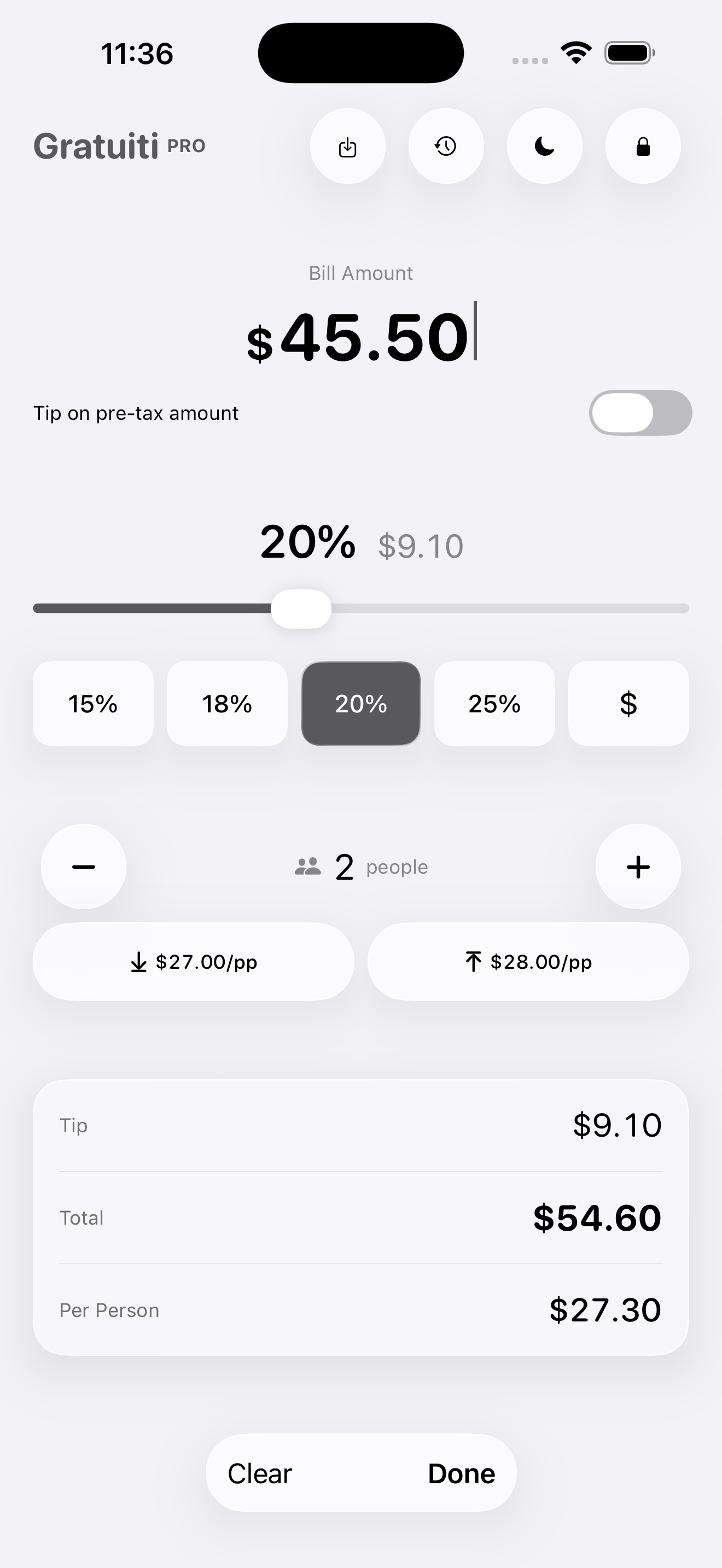 Gratuiti light mode